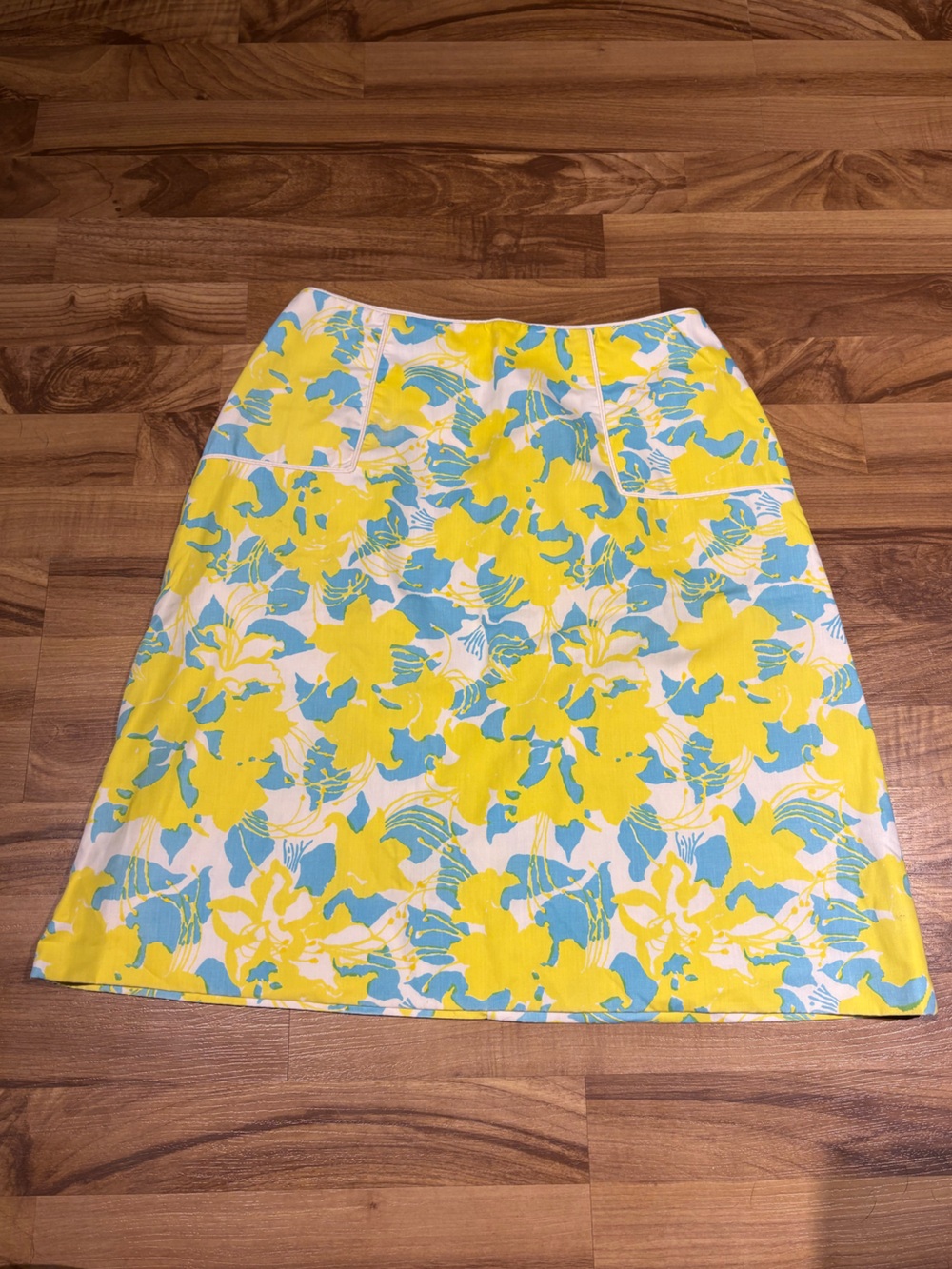 Vintage Lilly Pulitzer Skirt Heavily Stained 13.5” Waist Bright Colourful Summer